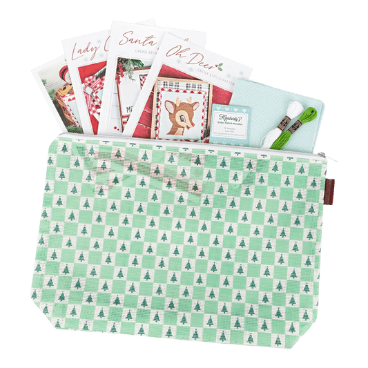 Evergreen Holiday Project Bag - Everything Fabric
