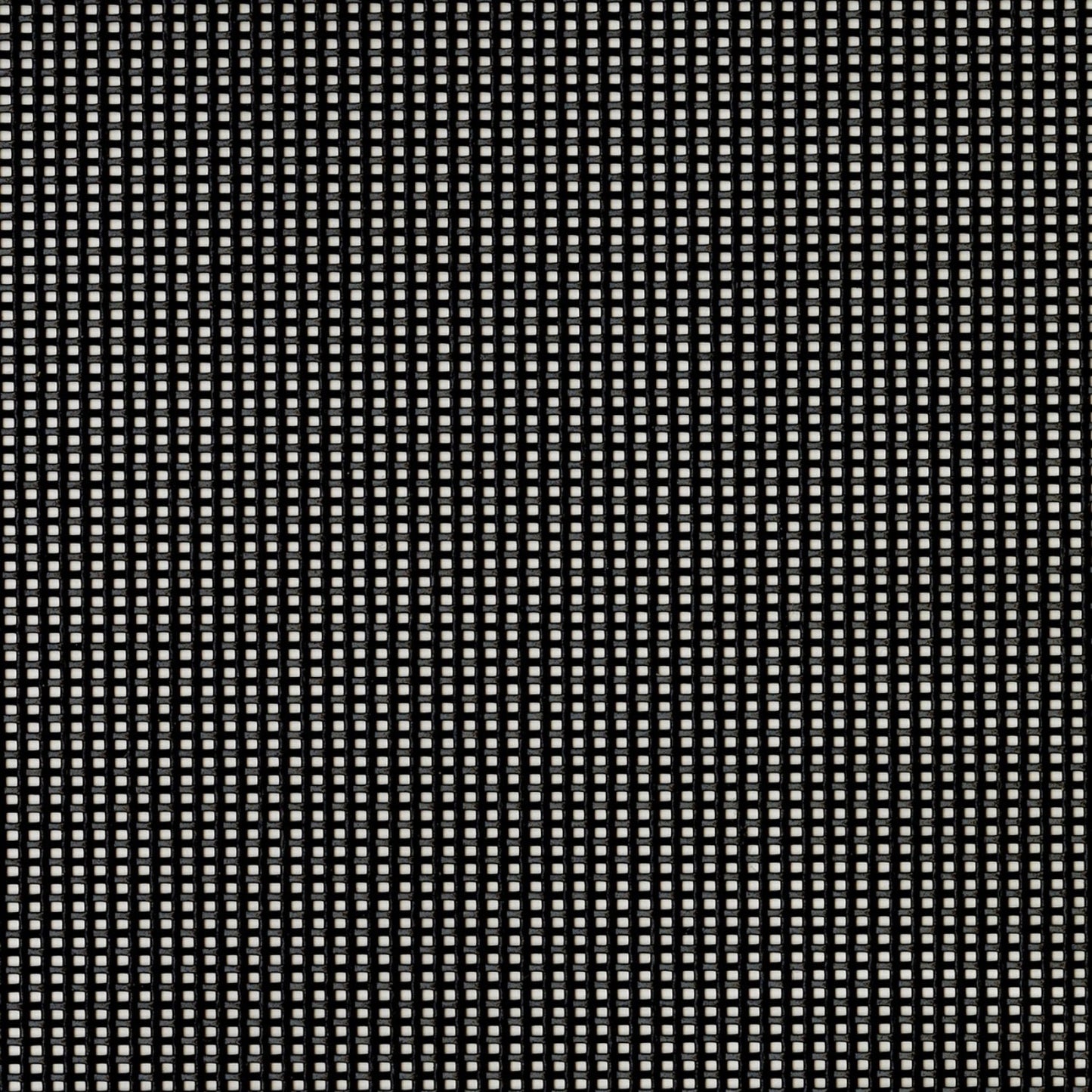 Everything Fabric black vinyl-coated mesh fabric with a durable grid pattern for sewing bags and storage projects