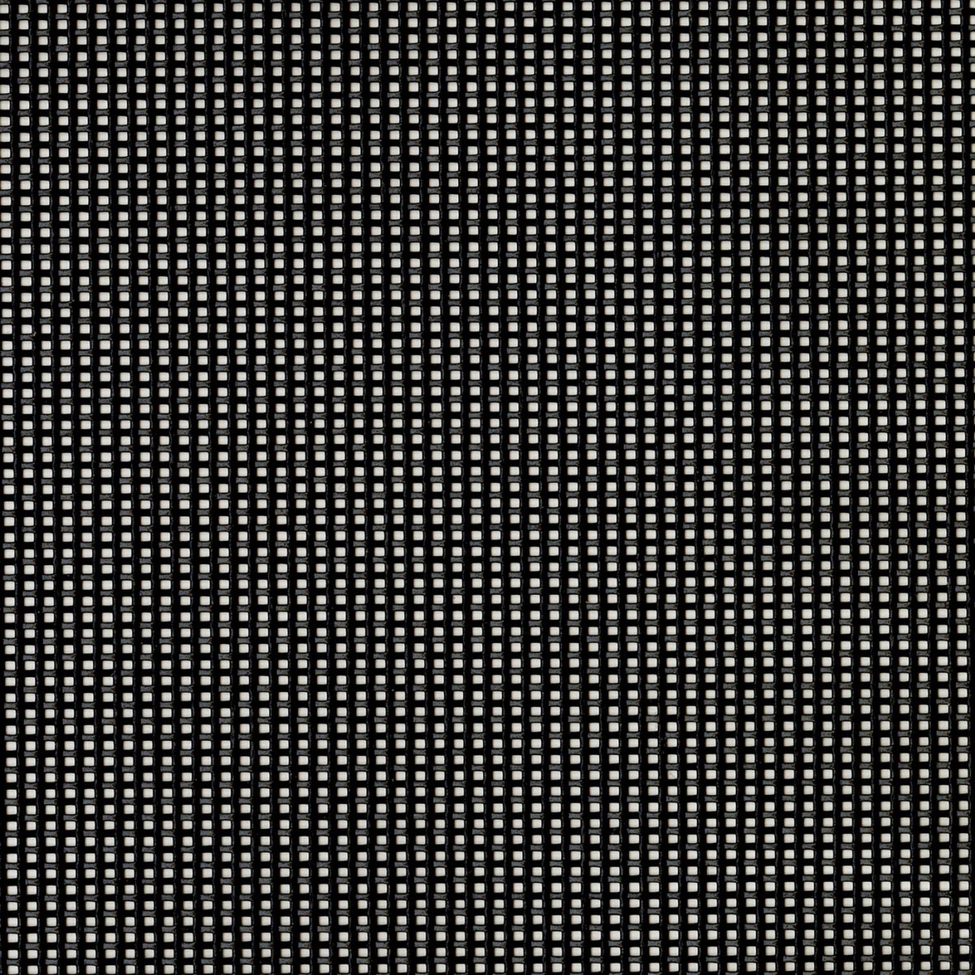 Everything Fabric black vinyl-coated mesh fabric with a durable grid pattern for sewing bags and storage projects