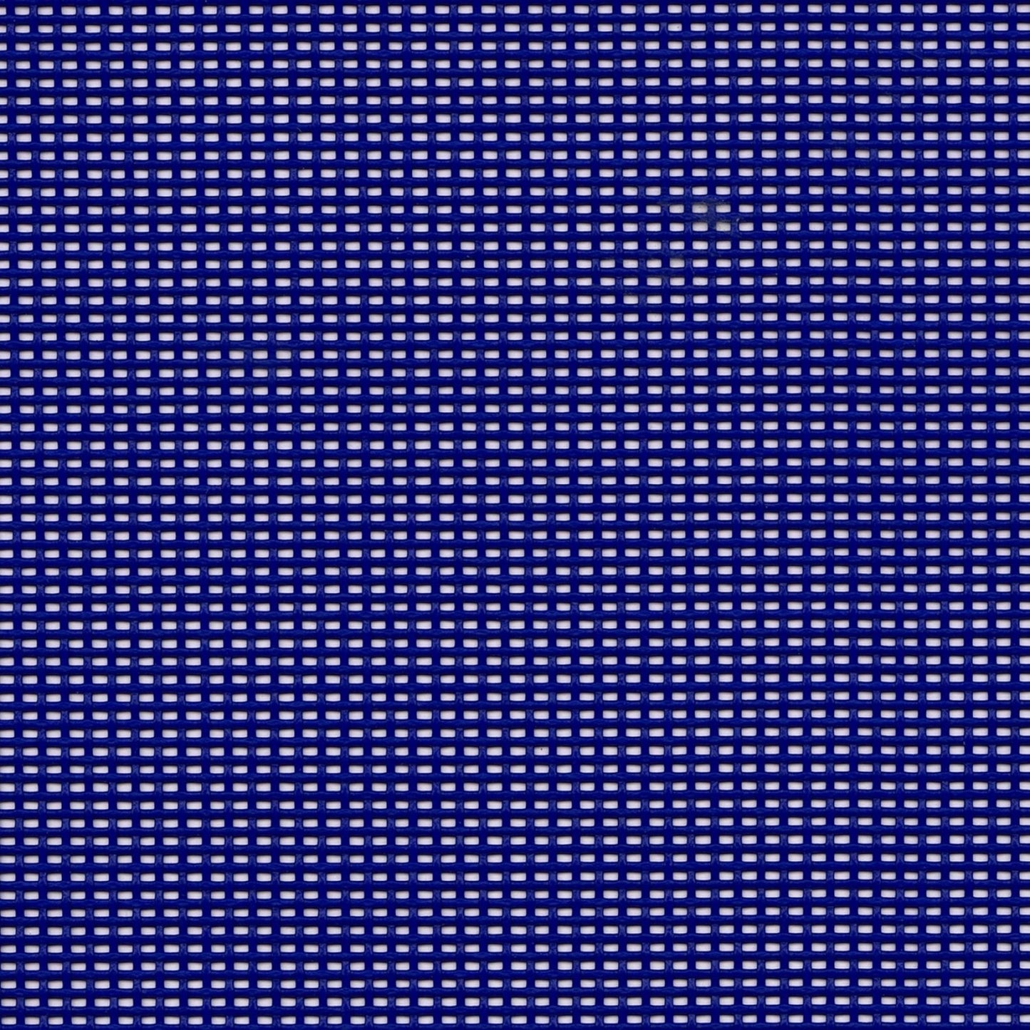 Everything Fabric blue vinyl-coated mesh fabric for sewing bags and storage projects with a durable grid pattern.
