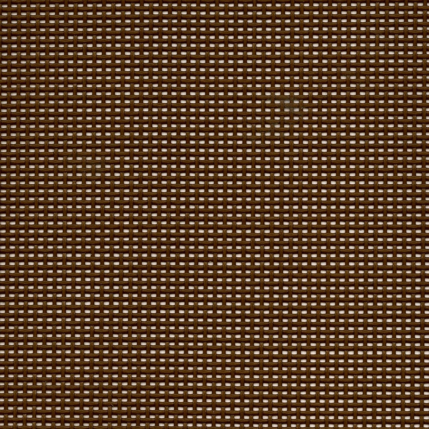 Everything Fabric brown Sew Easy vinyl mesh fabric with a durable, flexible, and see-through woven grid pattern.