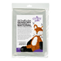 Everything Fabric Cut Crackle and Sew sensory material in clear packaging with a fox toy illustration