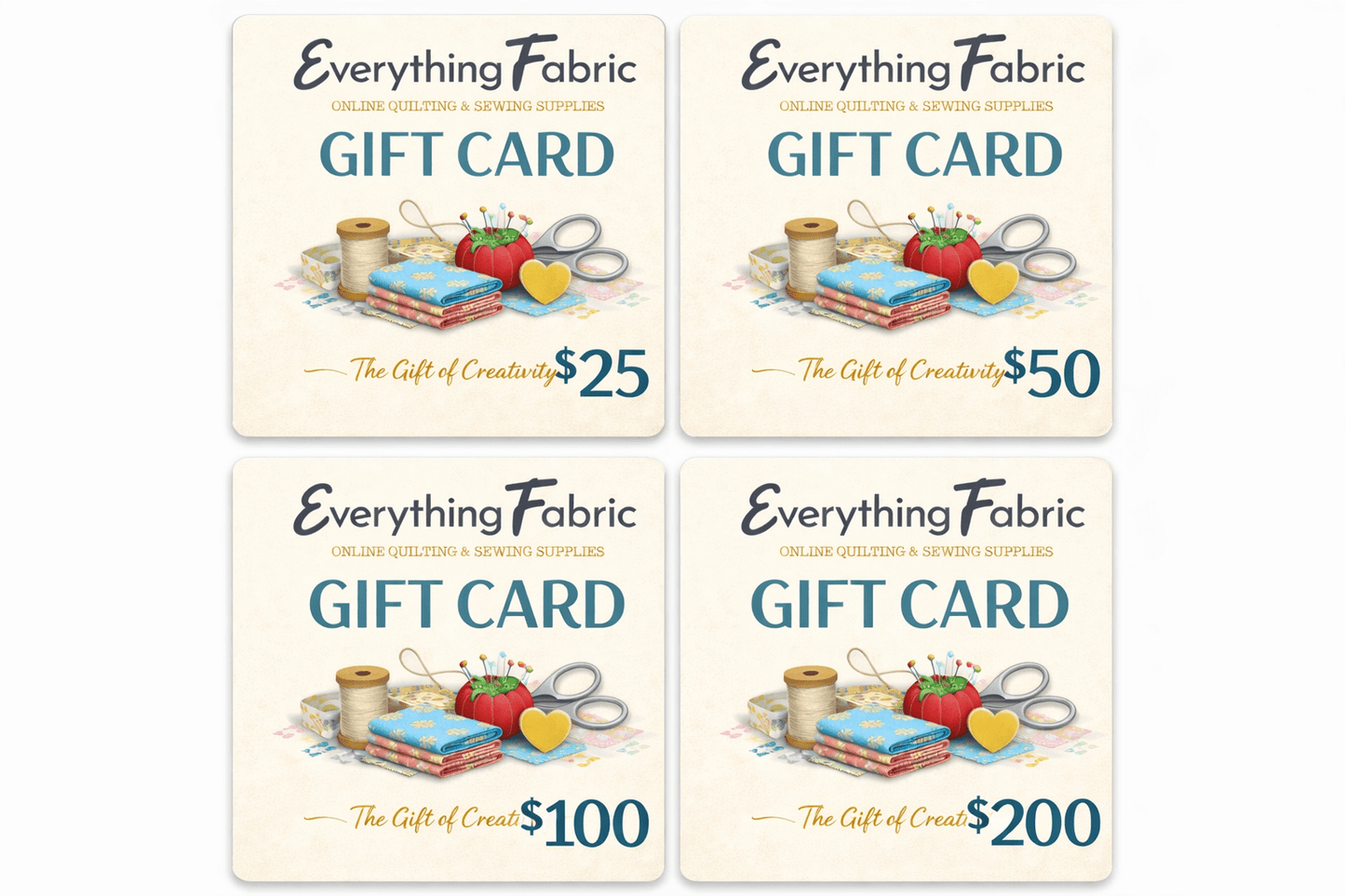 Everything Fabric Gift Card - Everything Fabric