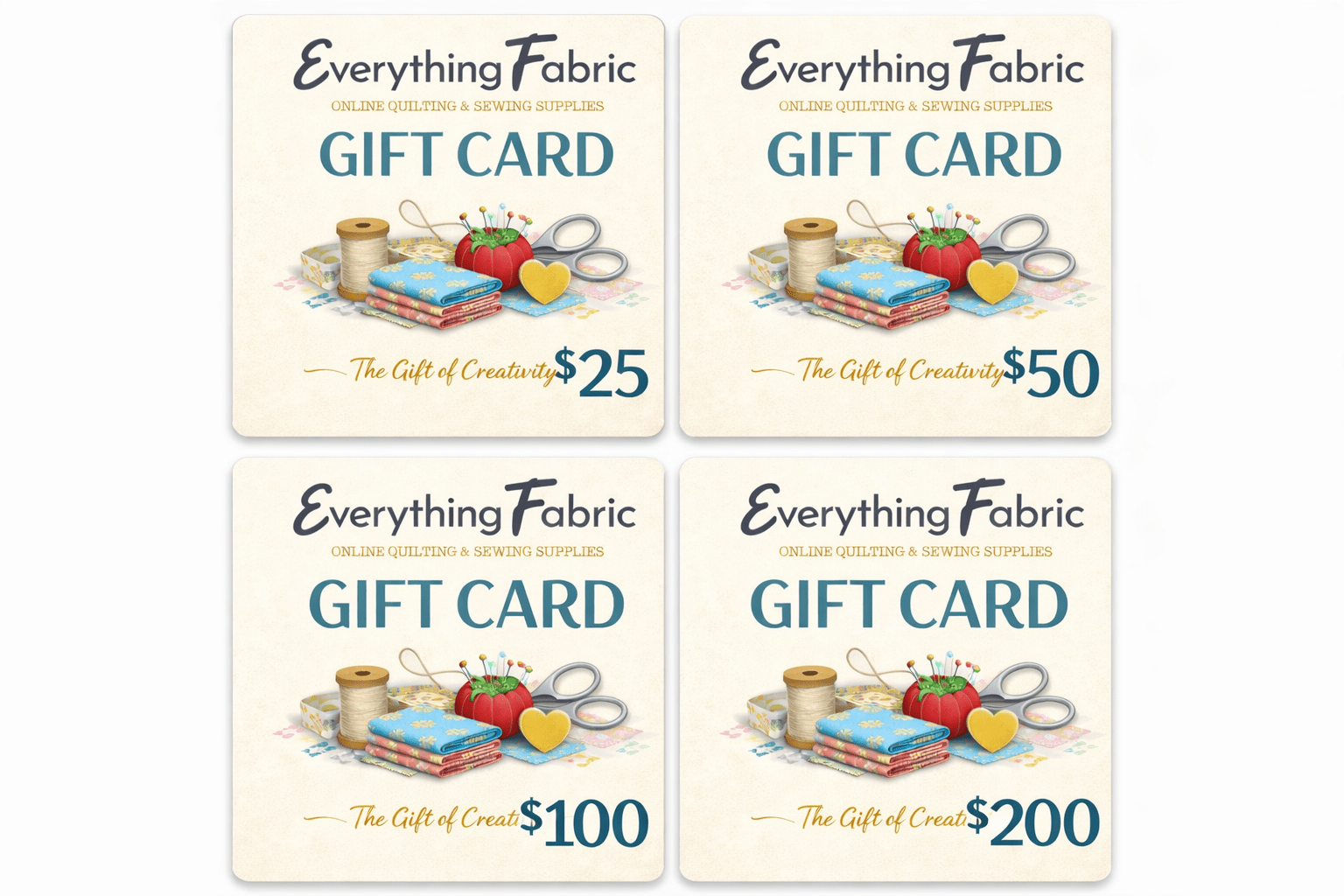 Everything Fabric Gift Card - Everything Fabric