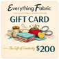 Everything Fabric Gift Card - Everything Fabric