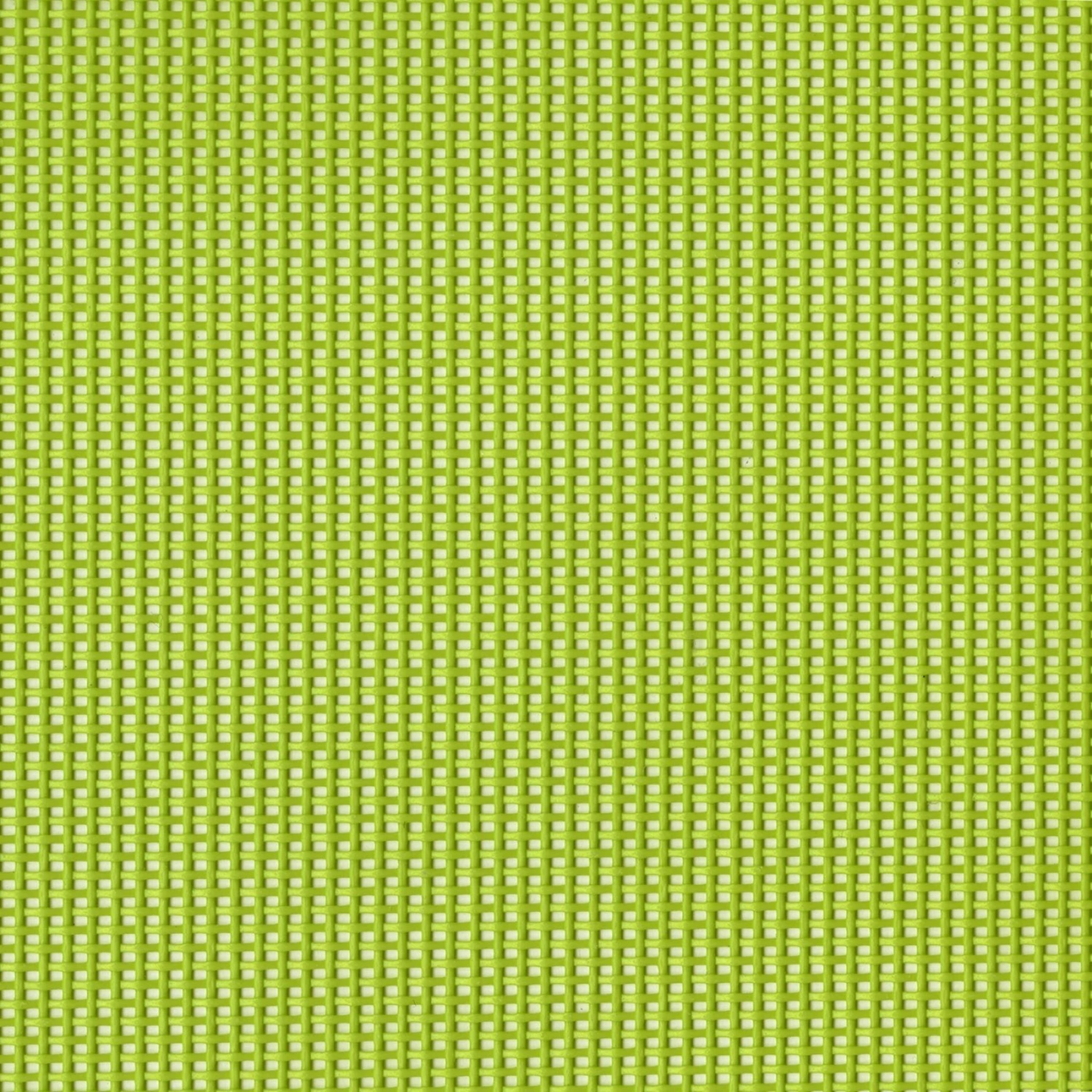 Everything Fabric lime green vinyl-coated mesh fabric with a durable, see-through grid pattern for sewing projects.
