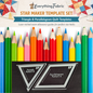 Everything Fabric Star Maker Acrylic Template Set - 3.5 in - Everything Fabric