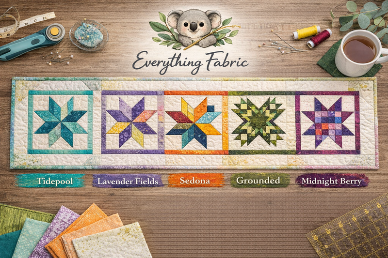 Everything Fabric Star Maker Acrylic Template Set - 3.5 in - Everything Fabric