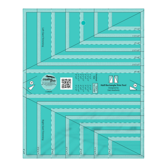 Creative Grids Half Rectangle Trim Tool , crafting and sewing tasks