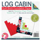 Foundation Paper Pad - Log Cabin 4n Block , pattern making and craft projects