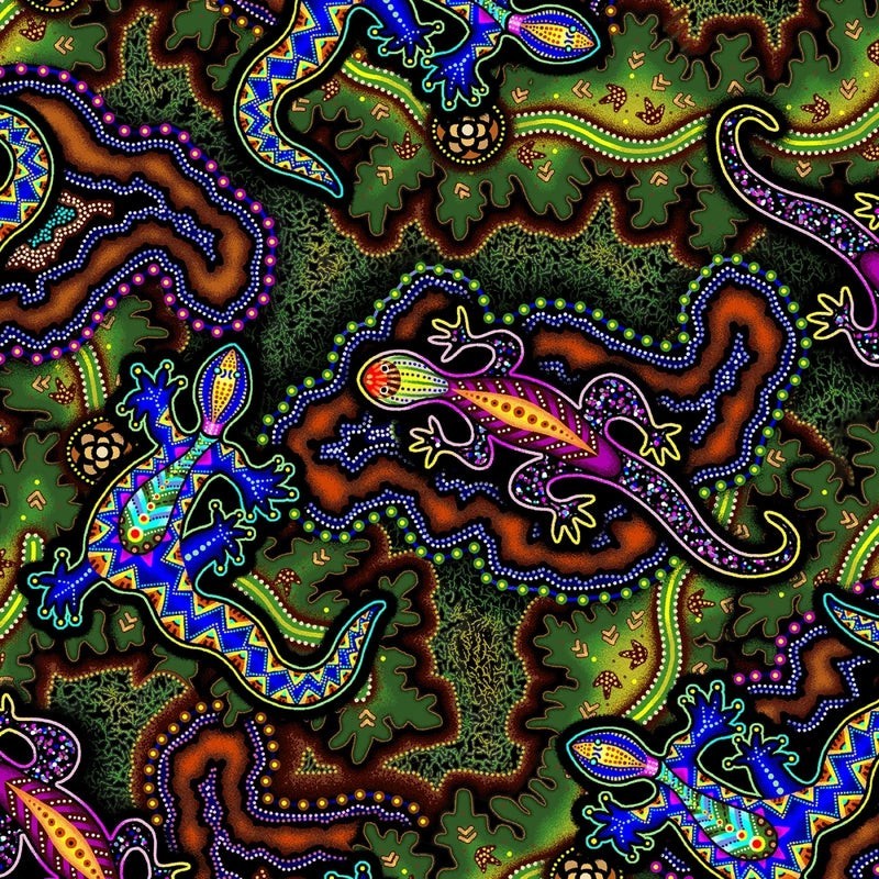 Tjukurpa Land Gecko Green