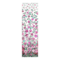 Everything Fabric Winterberry Floral Sage fabric with deep pink flowers and green leaves on a sage background.