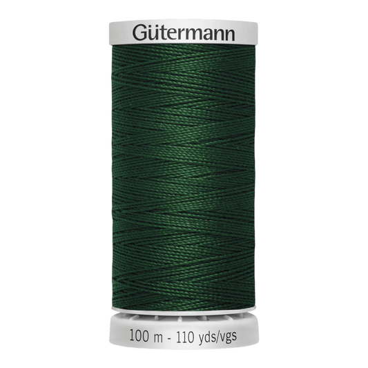 Extra Strong Polyester Upholstery Thread 100m Forest Green - Everything Fabric