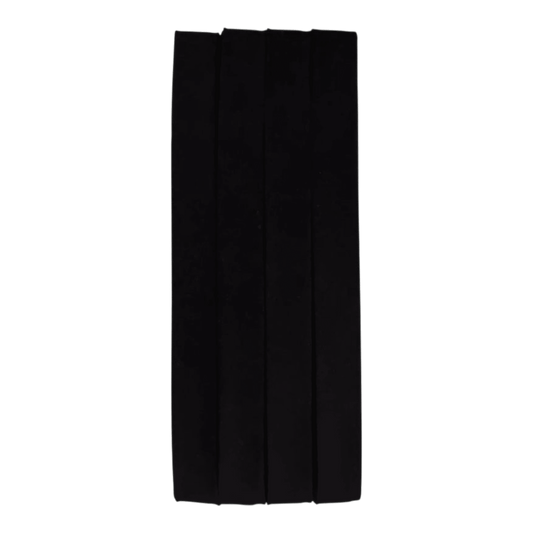 Extra Wide Double Fold Bias Tape Black 13 mm x 3yd - Everything Fabric