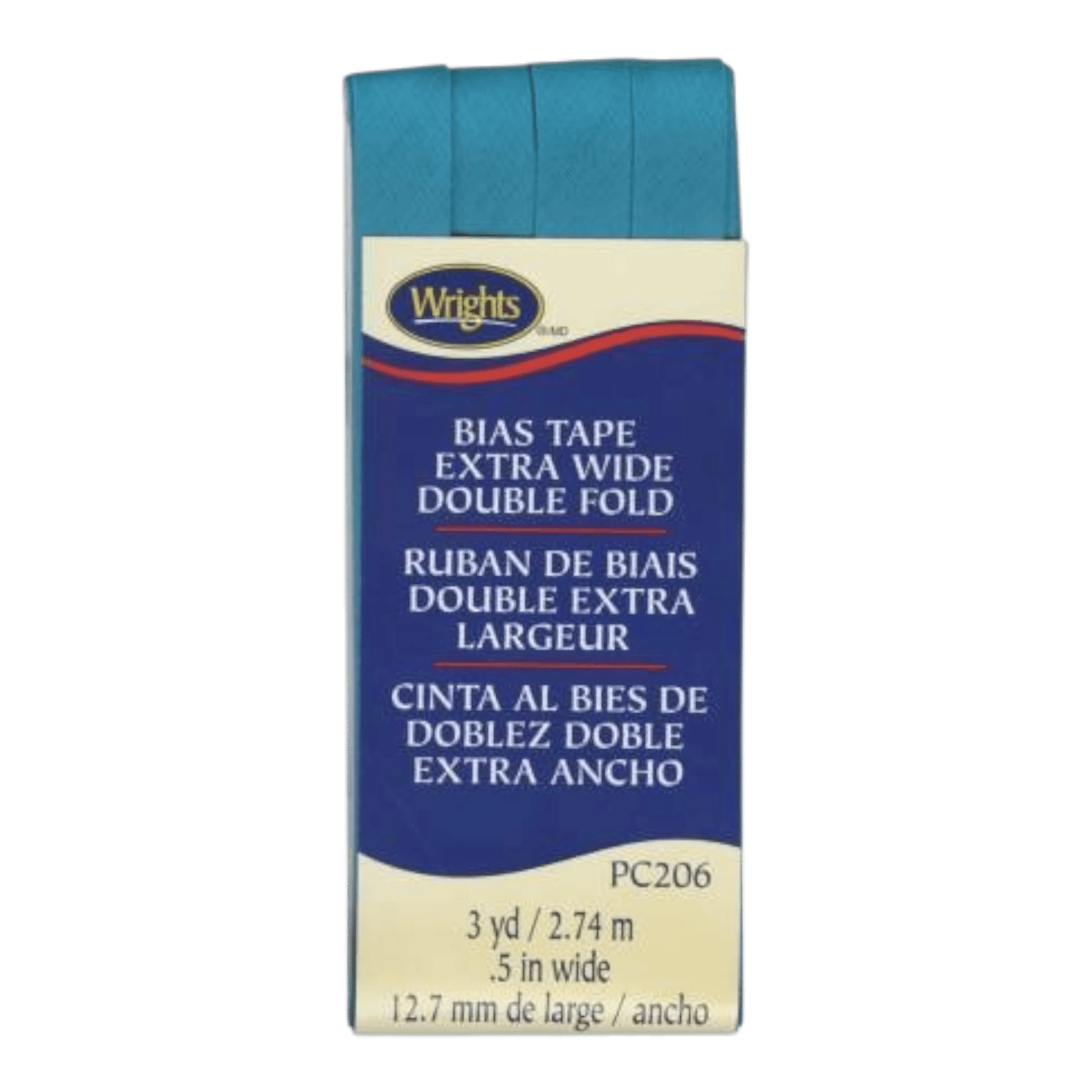 Extra Wide Double Fold Bias Tape - Mediterranean - Everything Fabric