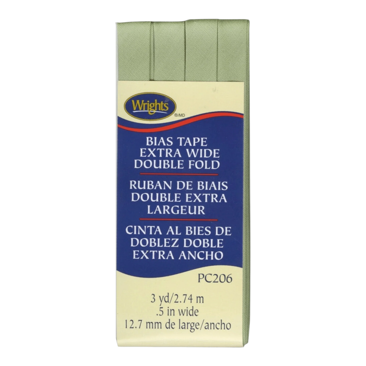 Extra Wide Double Fold Bias Tape - Sea Green