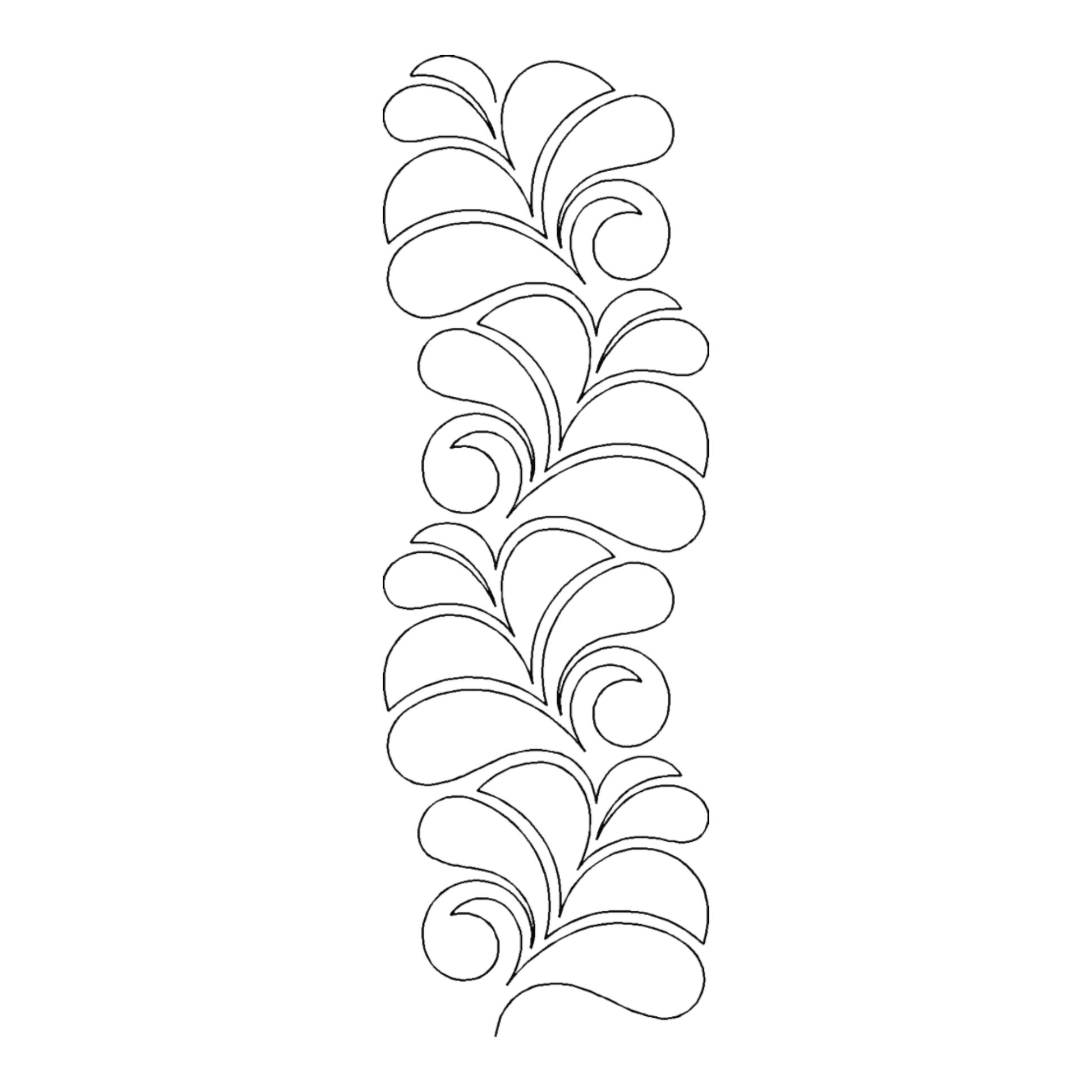 Fable Border Stencil - 5 in - Everything Fabric