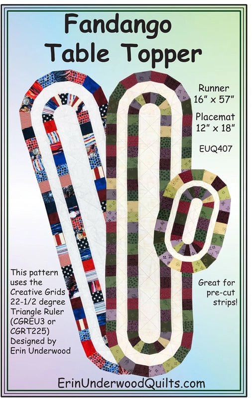 Fandango Runner & Placemat Set Pattern - Everything Fabric