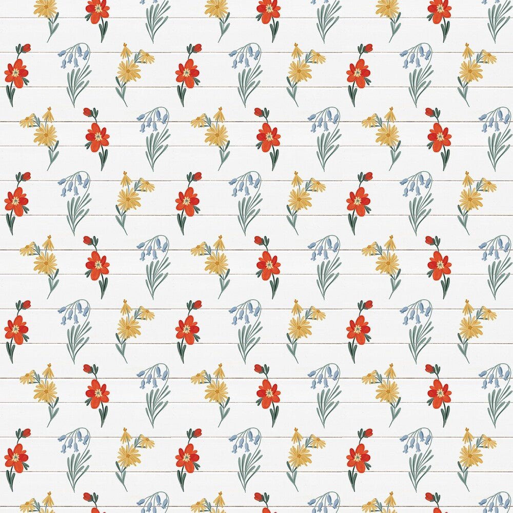 Farmhouse Summer - Wildflowers Off White - Everything Fabric
