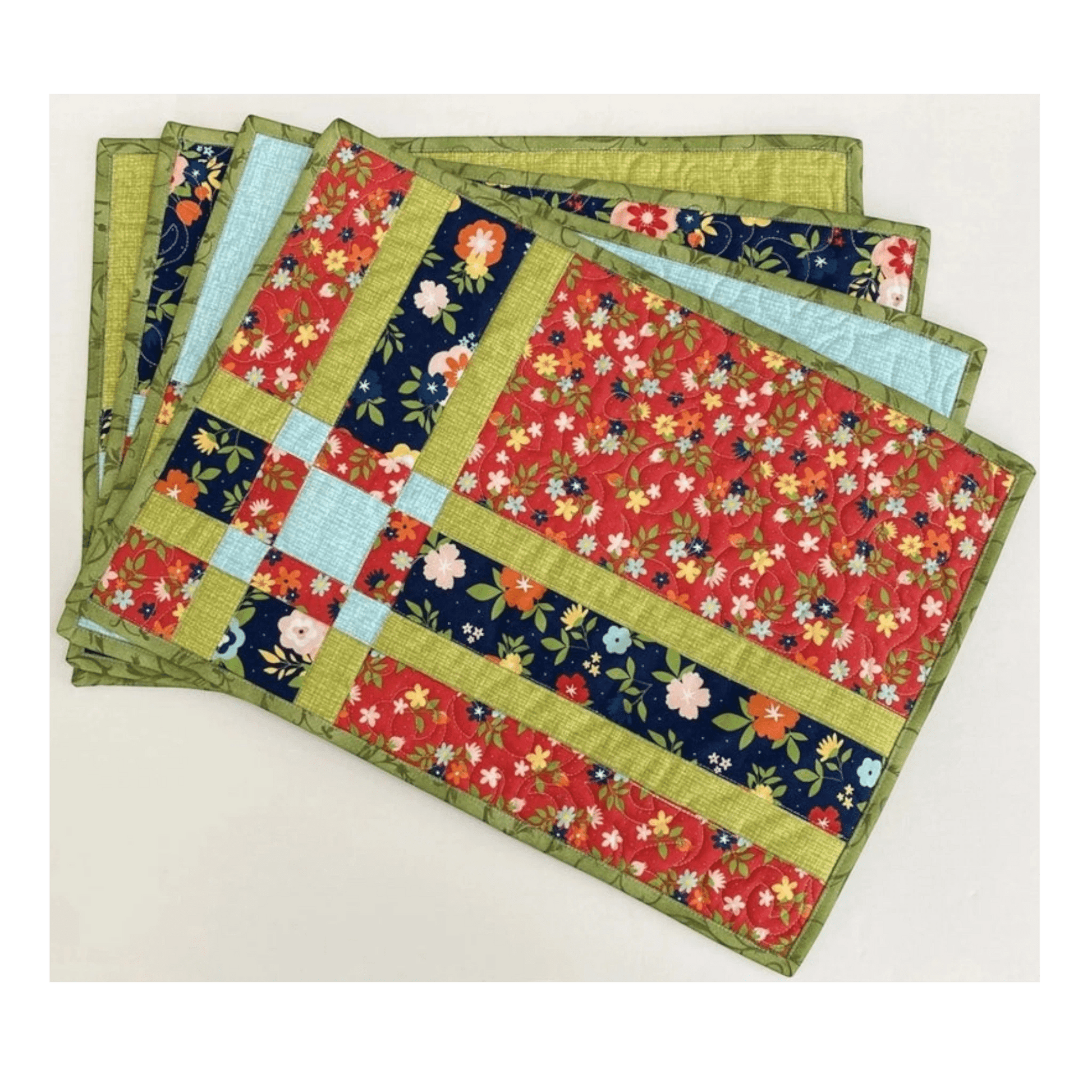 Fat Quarter Shuffle Mats Pattern - Everything Fabric