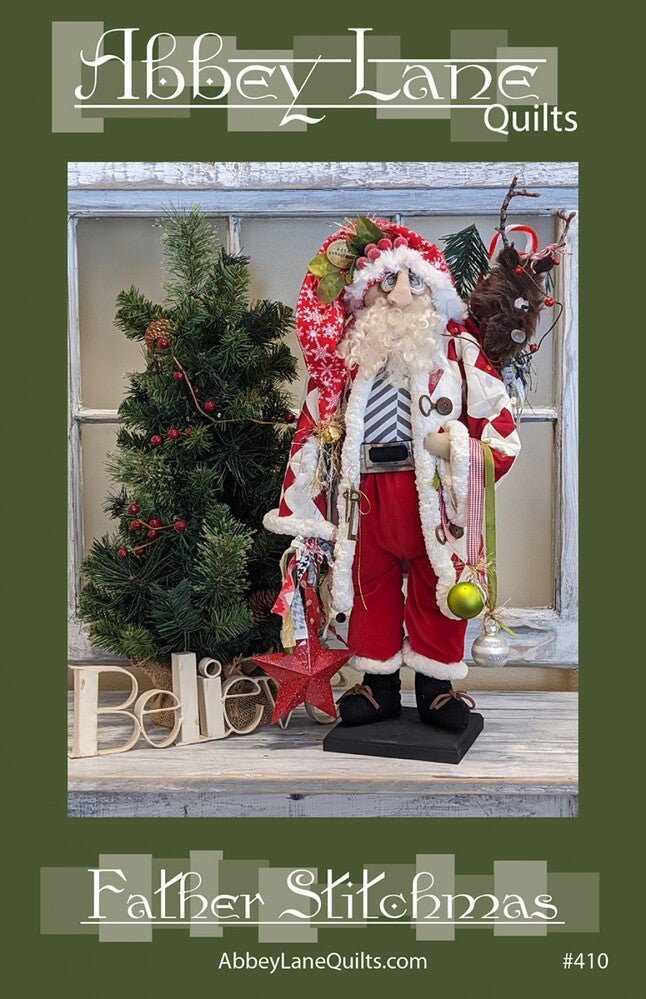 Father Stitchmas Doll Pattern - Everything Fabric