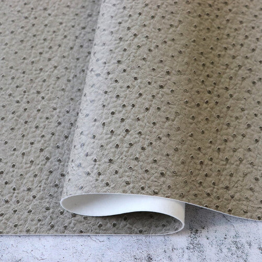 Faux Leather - ECRU OSTRICH - Everything Fabric