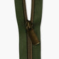Fern 5 Nylon Antique Coil Zippers: 3 Yards With 9 Pulls - Everything Fabric