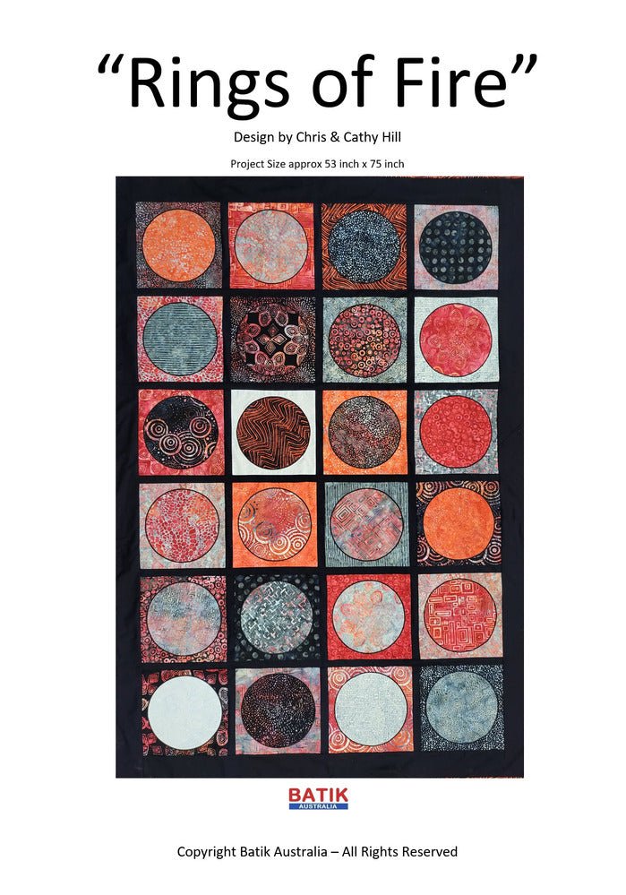 Fire Batiks 1507 - Everything Fabric