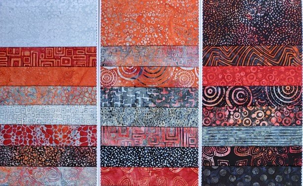 Fire Batiks 1527 - Everything Fabric