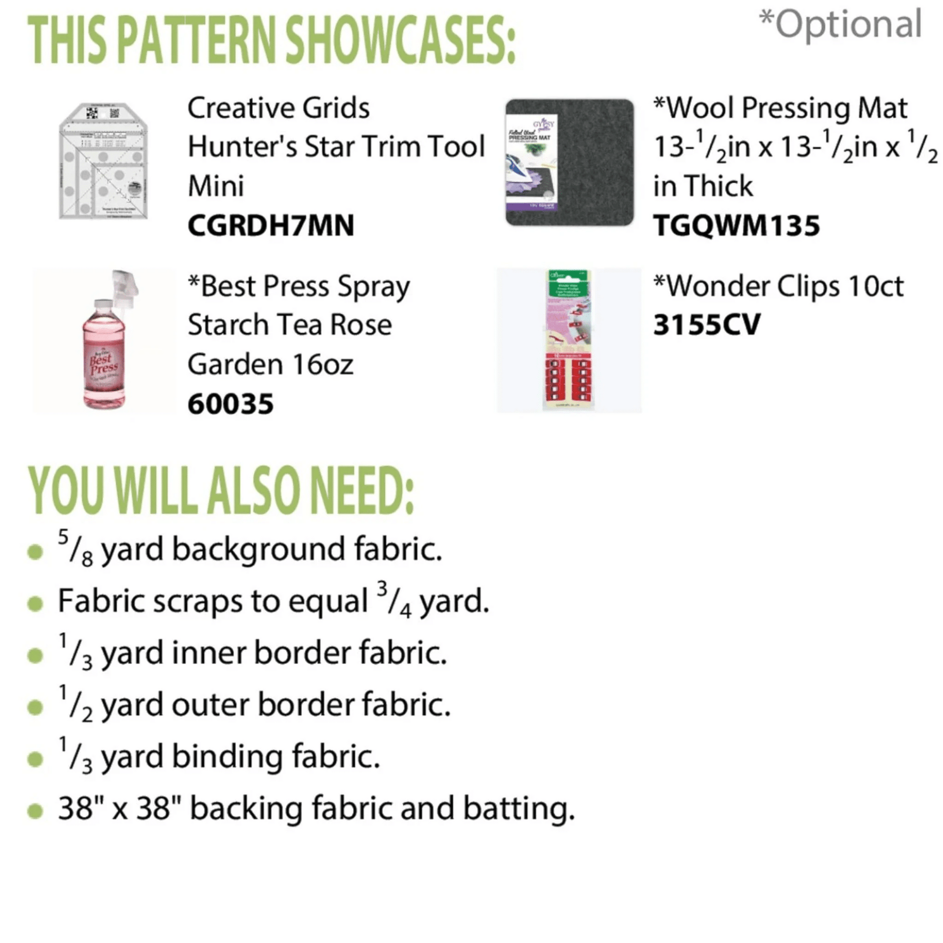 Five Star Review Pattern - Everything Fabric