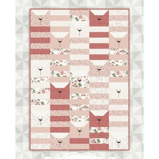 Flat Cat Quilt Pattern - Everything Fabric