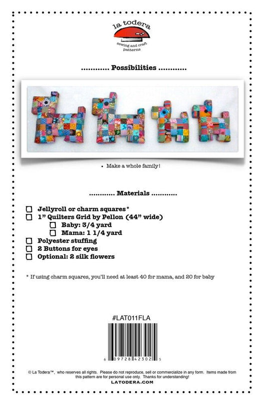Flatty Dogs mama & Baby Pillow Pattern - Everything Fabric