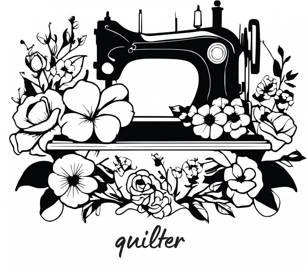 Floral Machine Temporary Tattoo Sheet - Everything Fabric