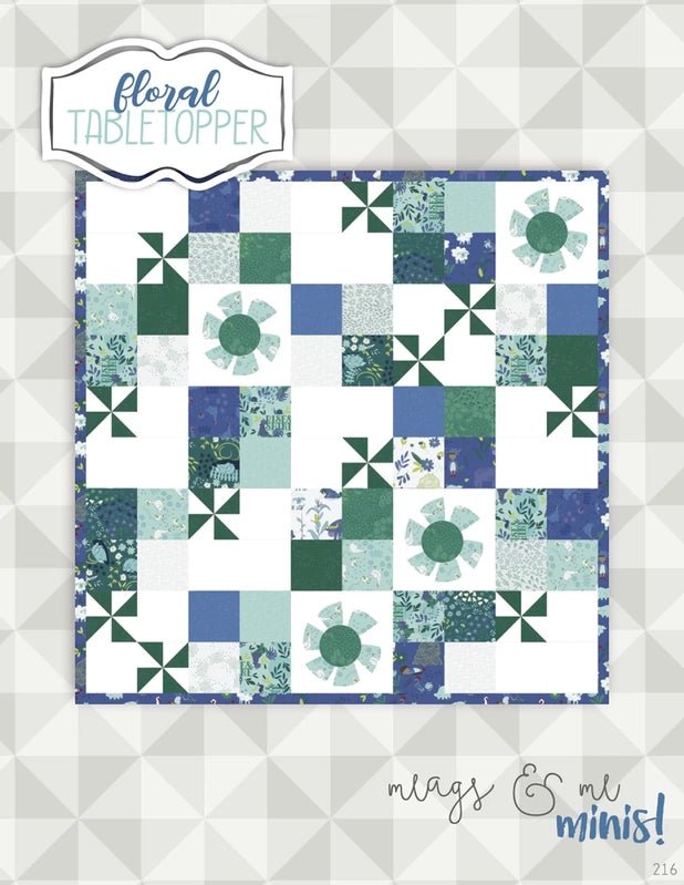 Floral Tabletopper Pattern - Everything Fabric
