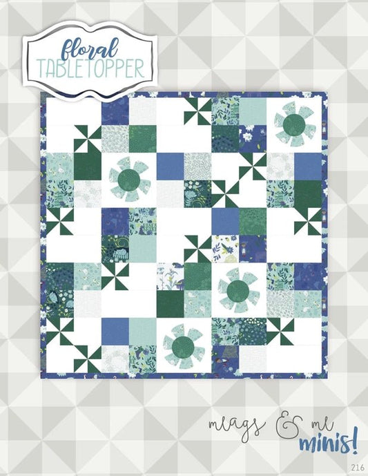 Floral Tabletopper Pattern - Everything Fabric