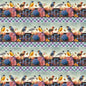 Florinda - Blue Border Stripe - Everything Fabric