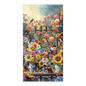 Florinda - Blue Panel 24in - Everything Fabric