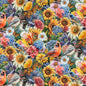 Florinda - Multi Large Floral and Birds - 12in repeat - Everything Fabric