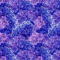 Florinda - Violet Hydrangea 4in repeat - Everything Fabric