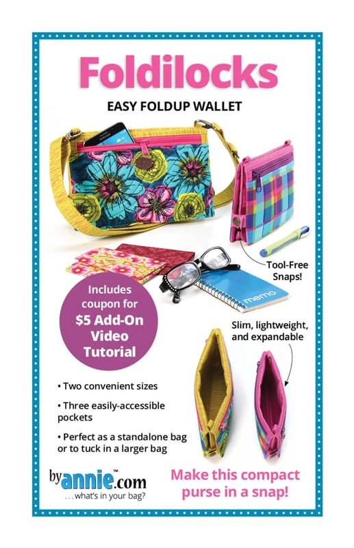 Foldilocks Wallet Pattern - Everything Fabric