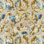 Forget Me Not - Ecru Doilies and Tape Measures 7.5in repeat - Everything Fabric