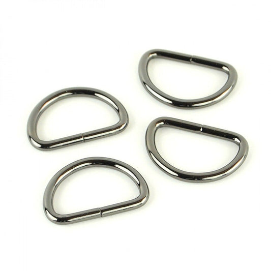 Four D-Rings - 25 mm - Everything Fabric