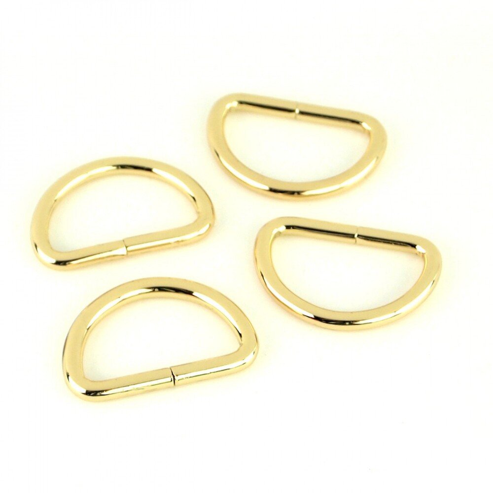 Four D-Rings - 25 mm - Everything Fabric