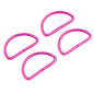 Four D-Rings 25 mm - Tula Pink Hardware - Everything Fabric