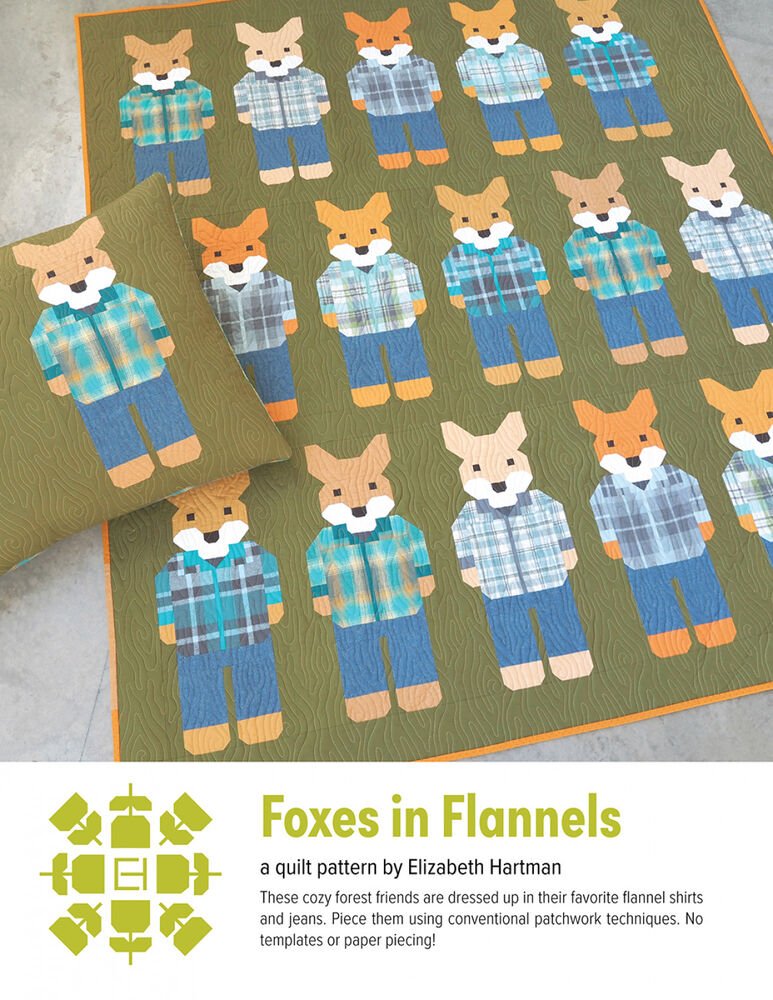 Foxes in Flannels Quilt Pattern - Everything Fabric