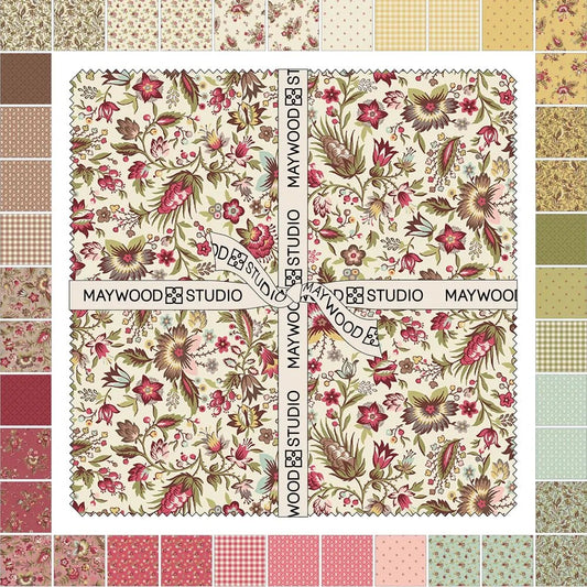 French Market - 10 in Squares - 42 pc - Everything Fabric