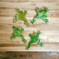 Frog Pk 4 - Shades of Green - Everything Fabric