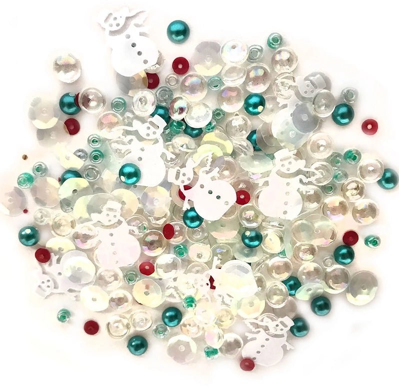 Frosty Friends Bead Embellishments - Everything Fabric