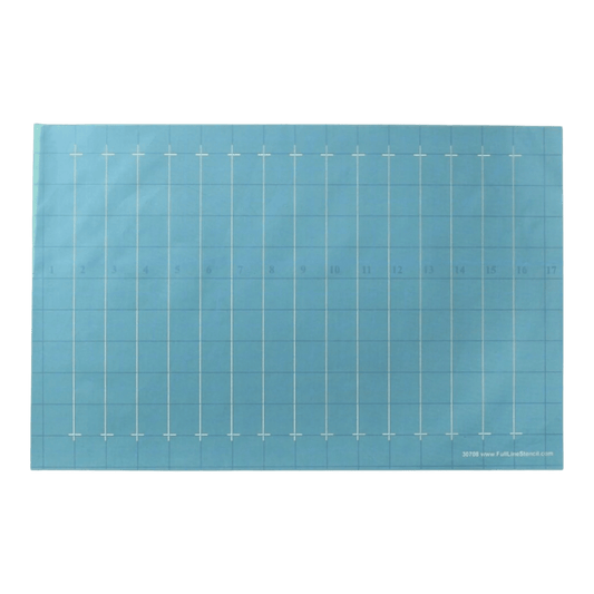 Full Line Stencil One Inch Parallel Lines - Everything Fabric