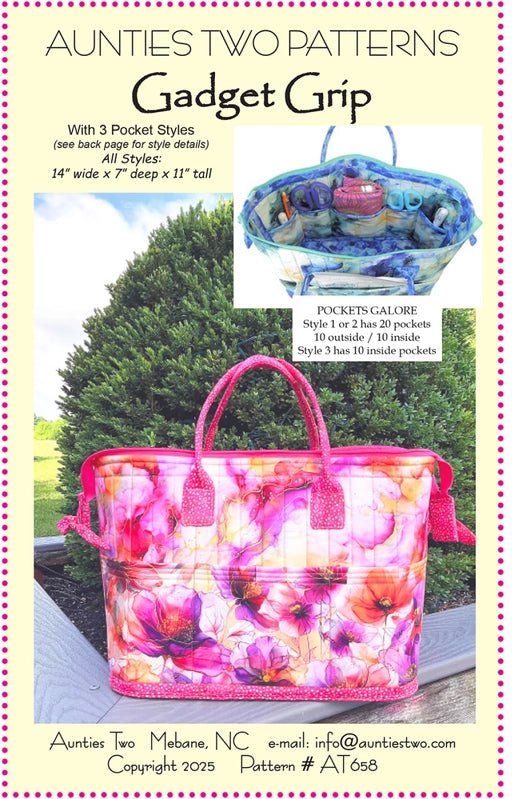 Gadget Grip Bag Pattern - Everything Fabric
